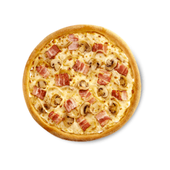 Pizza carbonara